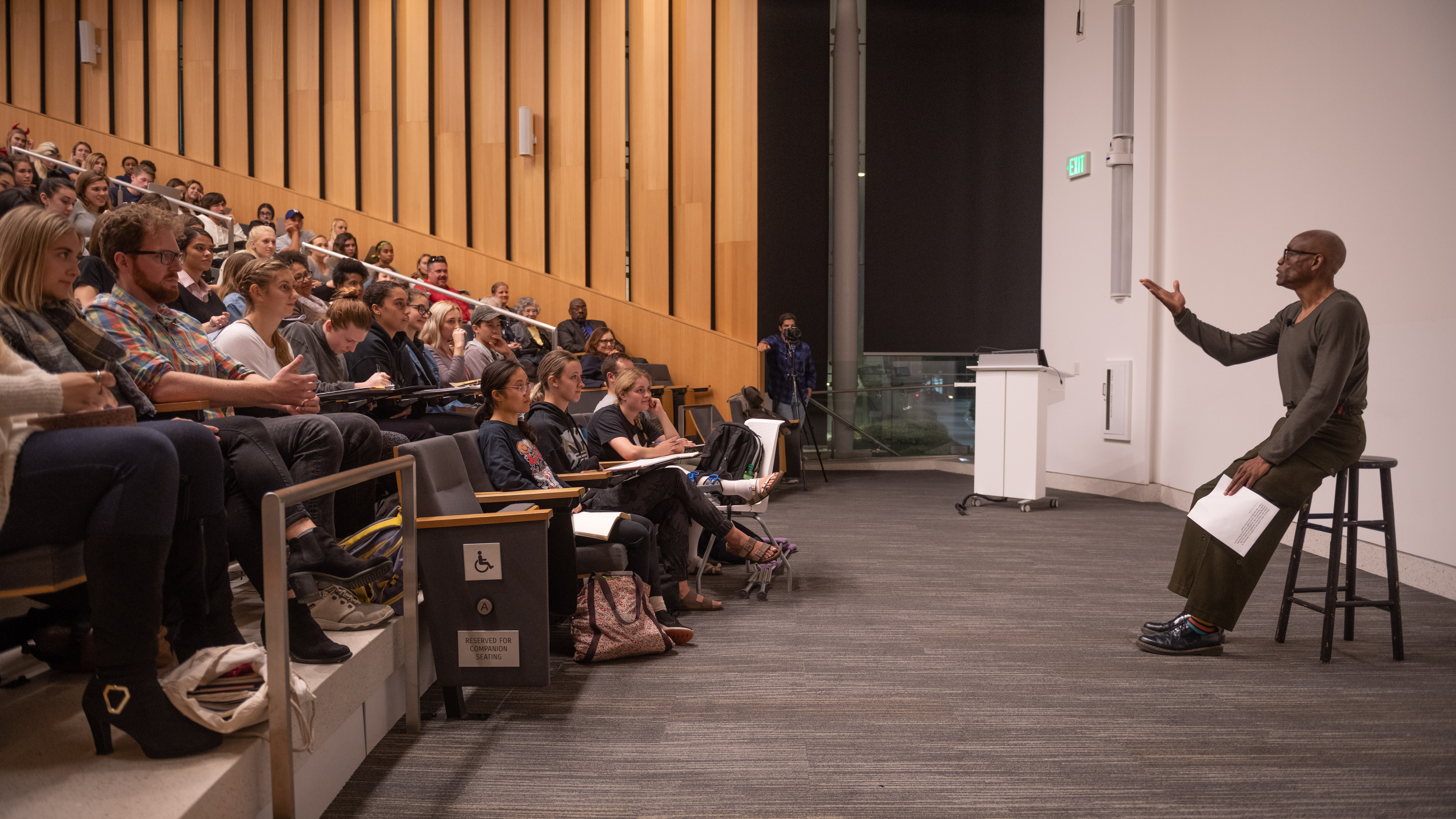 Bill T. Jones Lecture on LMU campus